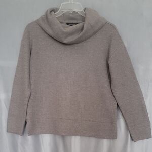 Banana Republic Women's Cozy Cowl Neck Sweater - Beige, Size M